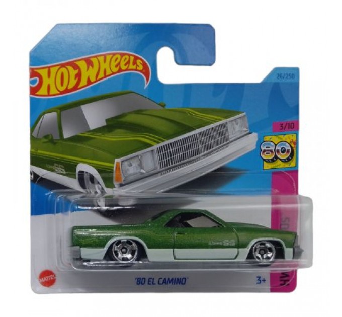 Hot Wheels 80 el camino green (226745)