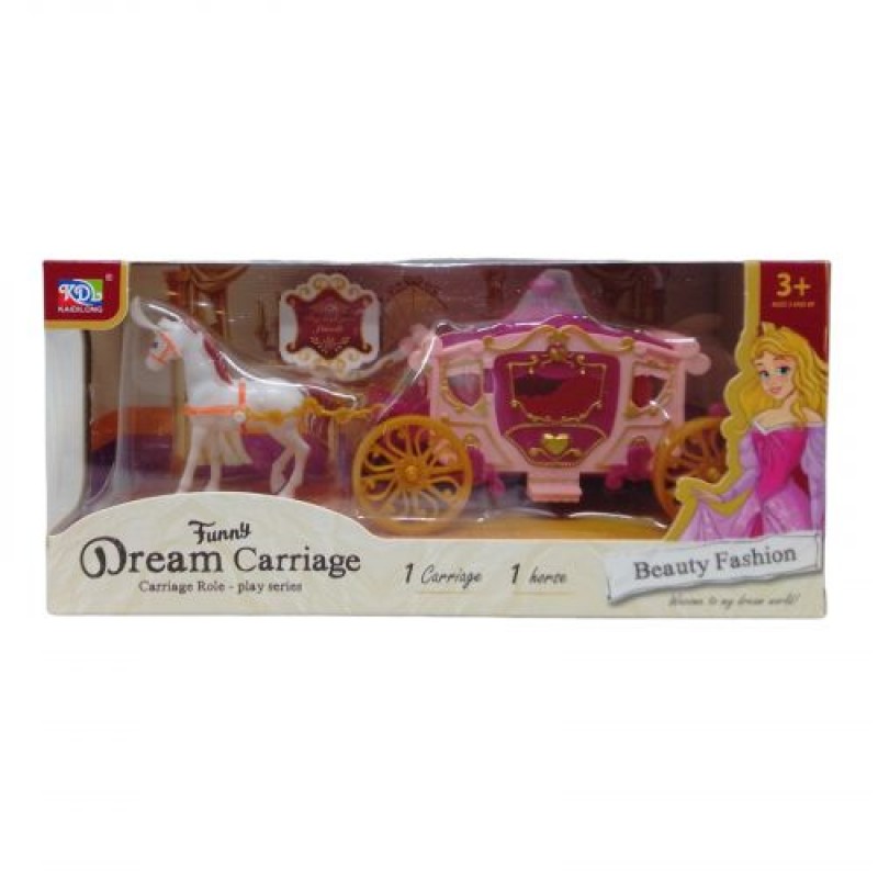 Ігровий набір "Dream Carriage" (рожевий) Пластик Рожевий (228127)
