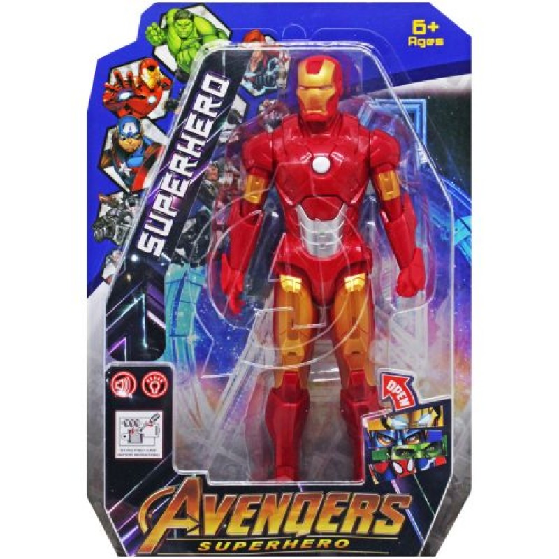 Фігурка супергероя "Avengers: Залізна людина" Пластик Червоний (228765)