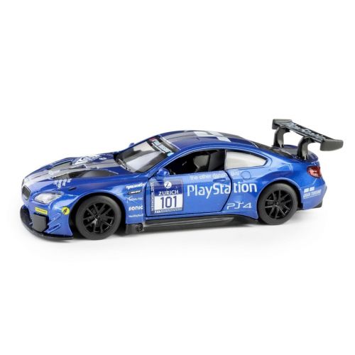 Автомодель "BMW M6 GT3", масштаб - 1:44 Метал Синіій (236451)