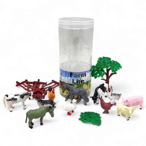 Набір фігурок тварин "Farm life" в тубусі Комбінований Різнобарв'я (236986)
