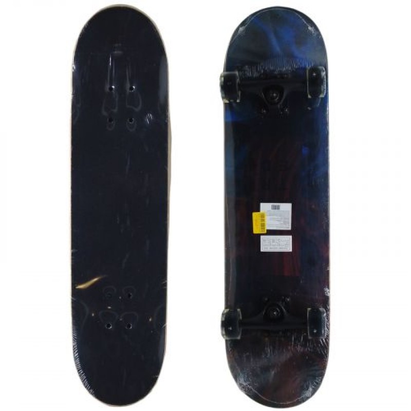 Скейт деревʼяний, однотонний, 80 см Комбінований Різнобарв'я (238017)