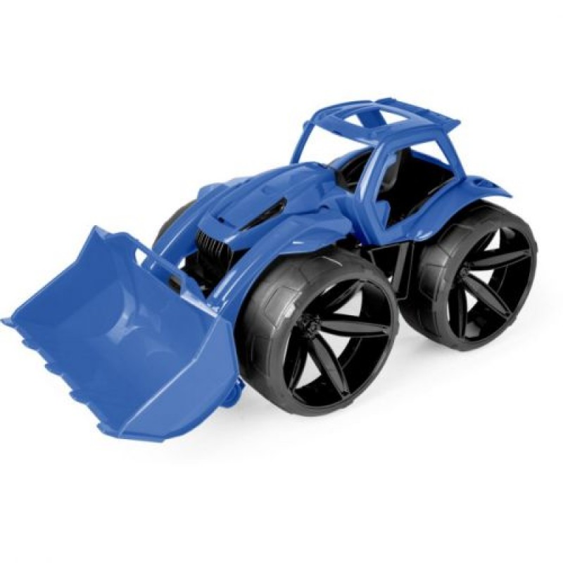 Машинка пластикова гігант Maximus бульдозер, 68 см, синій Пластик Синій (241050)