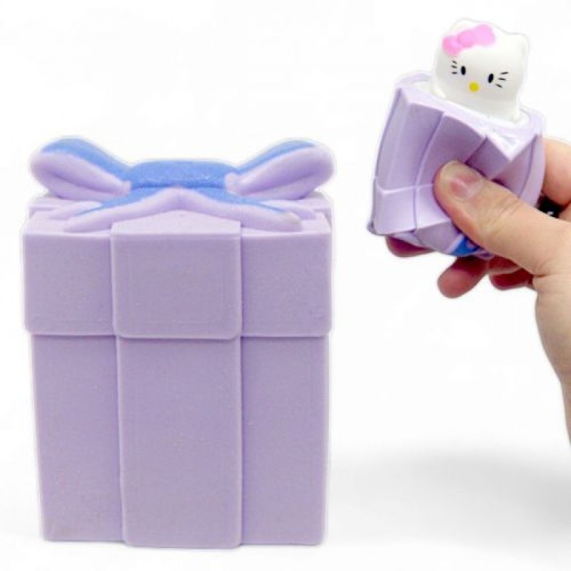 Уцінка. Іграшка-антистрес "Hello Kitty в подарунку" (бузковий) порваний (241228)