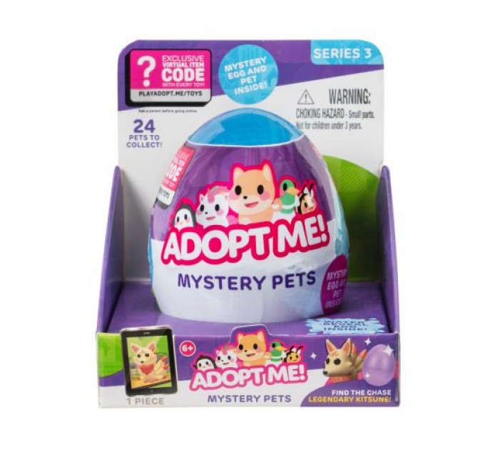 Іграшка-сюрприз в яйці Adopt ME! S3 - Казкові тварини Комбінований Різнобарв'я (246039)