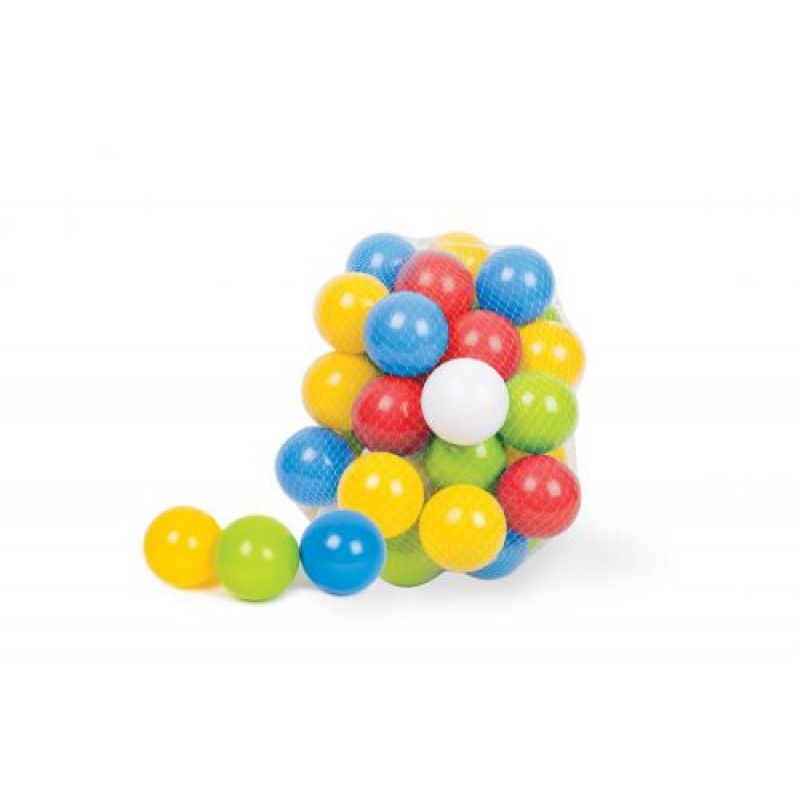 Кульки м'які, d = 8 см, 60 шт Пластик Різнобарв'я (33760)