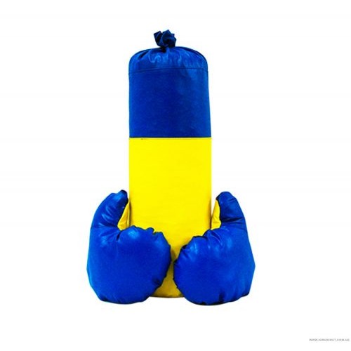 Боксерский набор "Ukraine" маленький Комбінований Синій жовтый (34364)