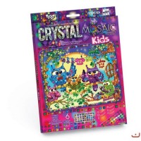 Набор для креативного творчества "CRYSTAL MOSAIC KIDS", "Совушки" CRMk-01-10