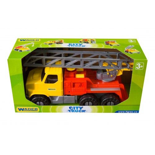 Пожежна "City Truck" Пластик Червоно-жовтий (44989)