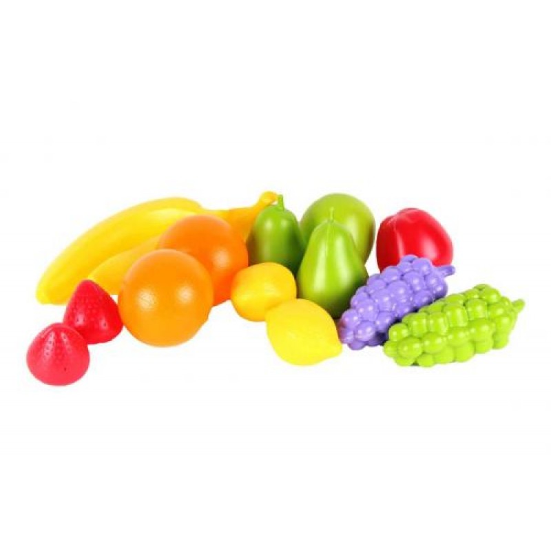 Набір фруктів (14 шт) Пластик Різнобарв'я (52076)