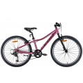 Велосипед 24" Leon JUNIOR Vbr 2022 (розовый с черным (м))