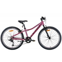 Велосипед 24" Leon JUNIOR Vbr 2022 (розовый с черным (м))