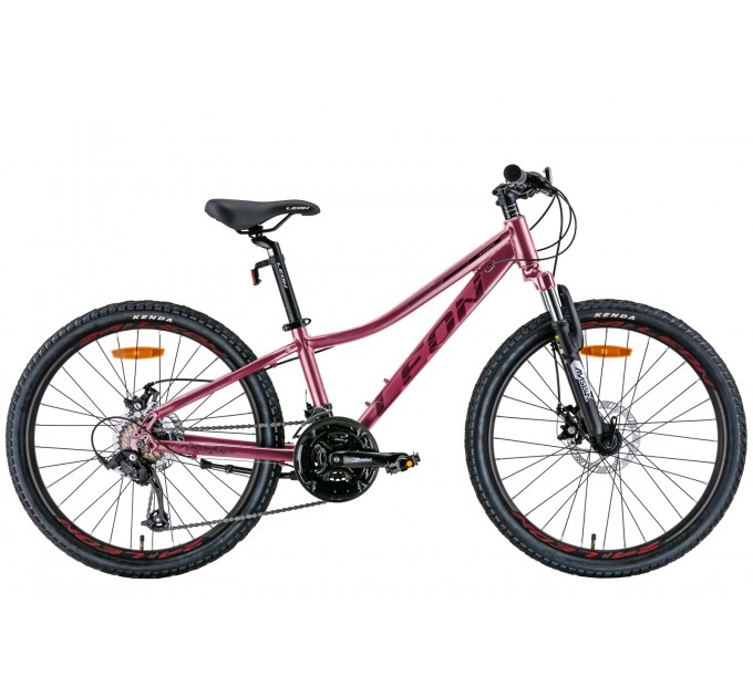 Велосипед 24" Leon JUNIOR AM DD 2022 (розовый с черным (м))