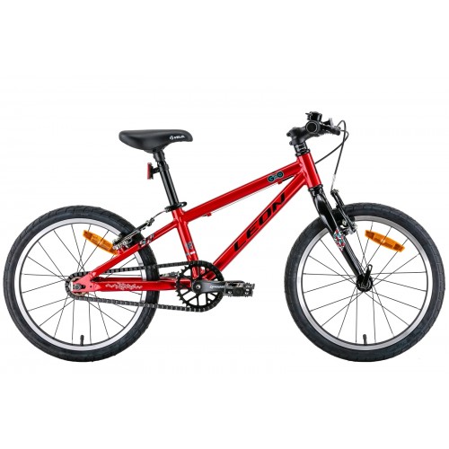 Велосипед 18" Leon GO Vbr 2022 (красный с черным)