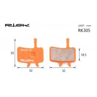 Колодки тормозные полуметалл disc RISK RK305-S AVID BB7，Juicy3/5/7