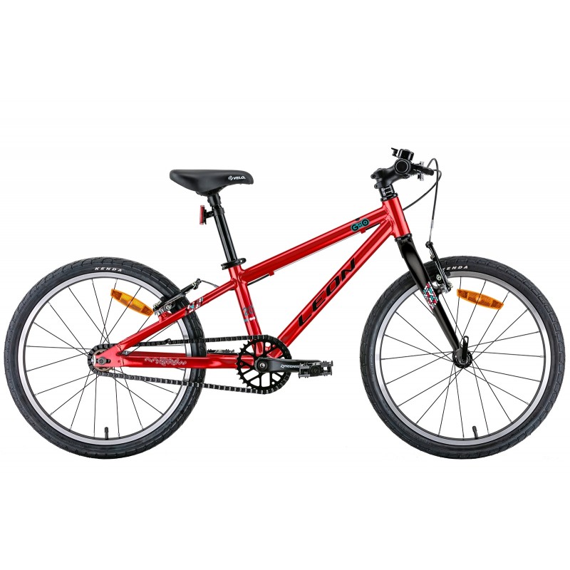 Велосипед 20" Leon GO Vbr 2022 (красный с черным)