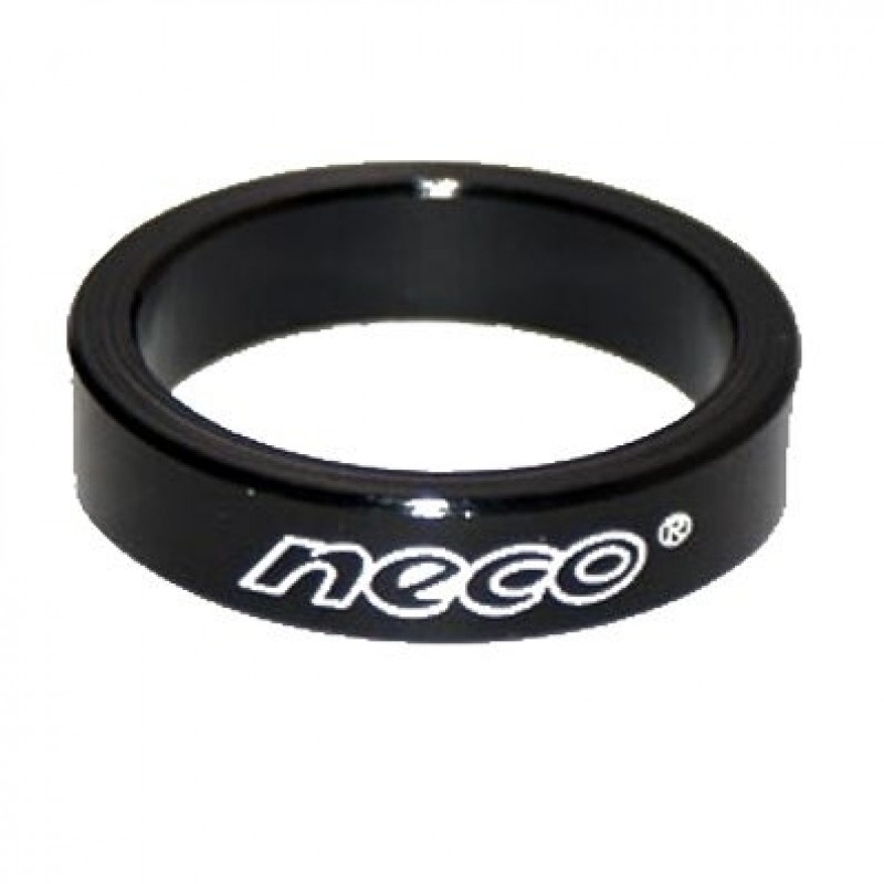 Проставочное кольцо 1-1/8" 5мм NECO черное (ED)
