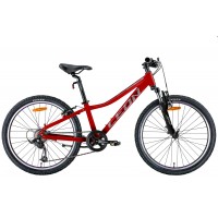 Велосипед 24" Leon JUNIOR AM Vbr 2022 (красный с серым)