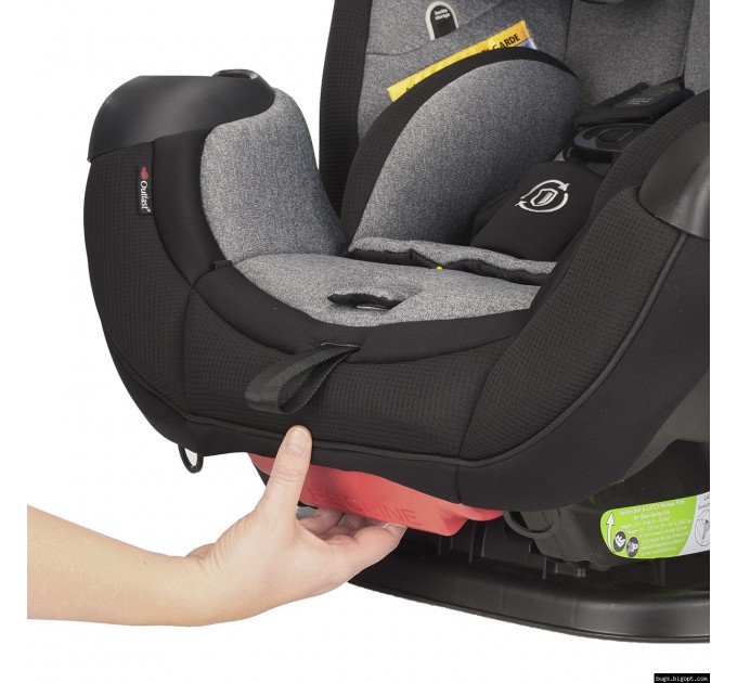 Evenflo® автокресло Symphony DLX (автодотяжка IsoFix) - Ashland gray (група від 2,2 до 49,8 кг)