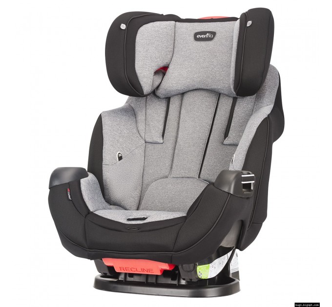 Evenflo® автокресло Symphony DLX (автодотяжка IsoFix) - Ashland gray (група від 2,2 до 49,8 кг)