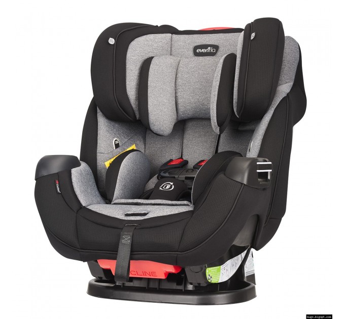 Evenflo® автокресло Symphony DLX (автодотяжка IsoFix) - Ashland gray (група від 2,2 до 49,8 кг)