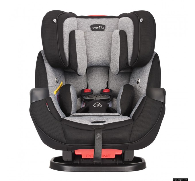 Evenflo® автокресло Symphony DLX (автодотяжка IsoFix) - Ashland gray (група від 2,2 до 49,8 кг)