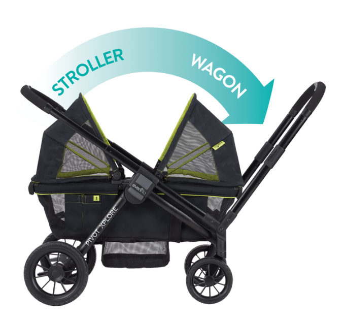 Прогулочная коляска Evenflo Pivot Xplore All-Terrain Stroller Wagon - Wayfarer