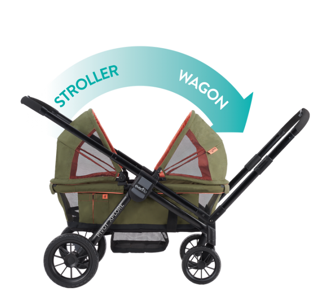 Прогулочная коляска Evenflo Pivot Xplore All-Terrain Stroller Wagon - Gypsy