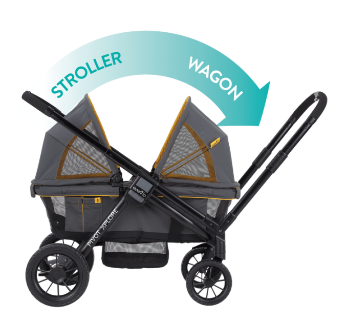 Прогулянкова коляска Evenflo Pivot Xplore All-Terrain Stroller Wagon - Adventurer