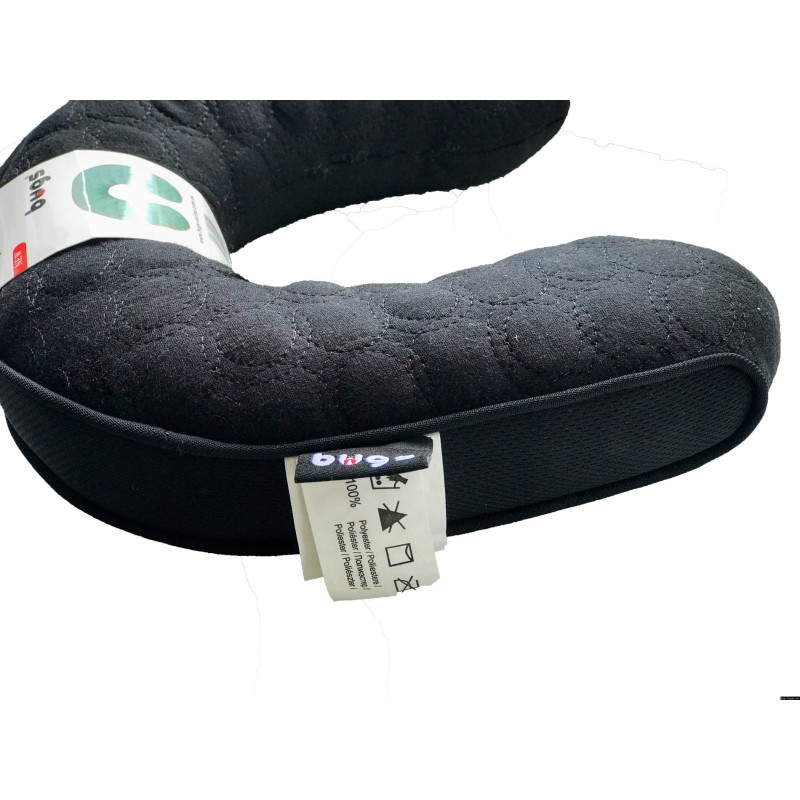 Bugs® Автомобильная детская подушка на шею (черный)