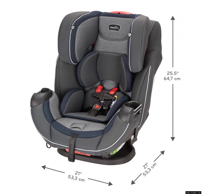 Evenflo® автокресло Symphony ELITE (автодотяжка IsoFix) - Pinacle (група від 2,2 до 49,8 кг)