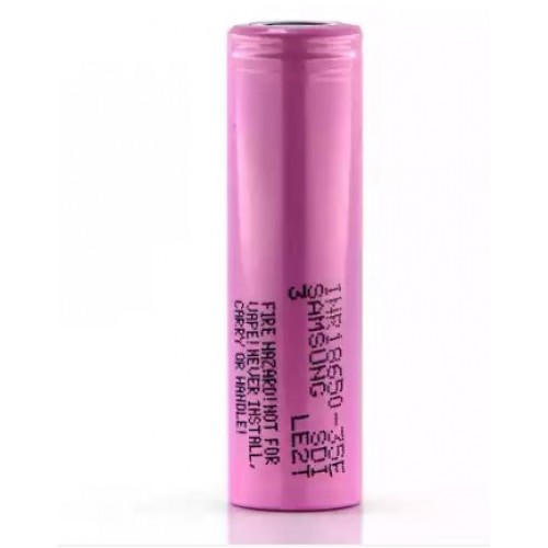 Аккумулятор 18650 Li-Ion Samsung INR18650-35E, 3500mAh, 10A PINK