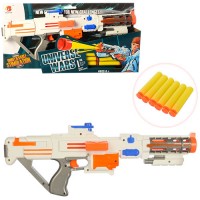 Автомат 565 м'які кулі-присоки 6 шт., кор., 44-22-6 см.