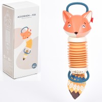 Гармошка MT033537 лисиця, муз., бат., кор., 28-11-9,5 см.