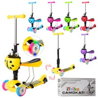 Самокат JR 3-054-B 3 в 1 (біговел), алюм.+пласт., 3 колеса ПУ, кермо, 6 кольорів. Самокат JR 3-054-B 3 в 1 (біговел), алюм.+пласт., 3 колеса ПУ, кермо, 6 кольорів.