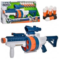 Автомат 858-038 кулі 6шт. (поролон+пластик), кор., 65,5-33,5-13см.