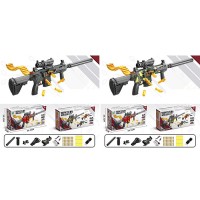 Автомат 803-803-B акум., м'які кулі-присоски, приціл, USB, 2 види, кор., 44,5-20,5-8 см.