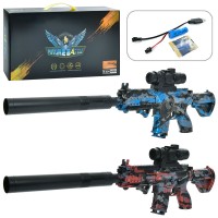 Автомат 888-2-3 акум., водяні кулі, приціл, USB, 2 види, кор., 45-24,5-6,5 см.