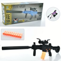 Автомат 906 акум., м'які кулі-присоски 10 шт., приціл, USB, кор., 39,5-19-6,5 см.