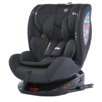 Автокрісло дитяче ME 1114 EVEREST Dark Gray 0,1,2,3(до36кг),5-ти точ.рем.безп.,isofix,360,темн.-сір.