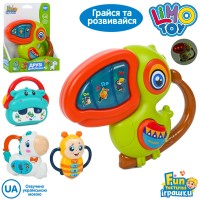 Піаніно FT 0056 ABCD навч., вірші, 4 види, муз. (УКР.), світло, бат., кор., 14,5-18,5-5 см.