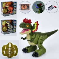 Динозавр QX028-29-30 радіокер., 2,4G, їздить, пара дим,3 види,акум.,USB,муз.,світло,кор.,33-31-18см.