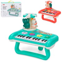Піаніно 8852B звуки тварин, карусель, проектор, 2 кольори, світло, бат., кор., 38-29-6,5 см.