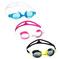 Окуляри для плавання BW 21065 регул.ремінець, 3 кольори.