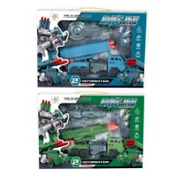 Трансформер HY-7700 військова машина+робот, 2 види, кор., 32-22,5-7,5 см.