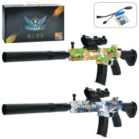 Автомат 670-2-3 акум., водяні кулі, приціл, USB, 2 види, кор., 45-24,5-6,5 см.