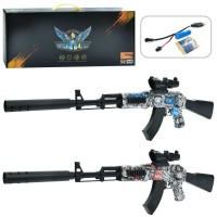 Автомат 667-2-3 акум., водяні кулі, приціл, USB, 2 види, кор., 58-23,5-6,5 см.