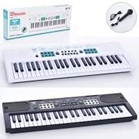 Синтезатор BX-1682A-B 49 клавіш, мікрофон, запис, демо, USB, 2 кольори, бат., кор., 61-22-8 см.