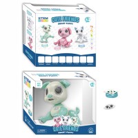 Робот 8315A дист.кер.(ІЧ), собака, акум., танцює, реаг.на руку, USB, муз., світло, кор., 28-25-13см.