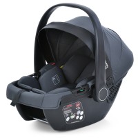 Автокрісло дитяче ME 1176 i-LINE Melange Black i-SIZE R129,зріст 40-87см., рег.підголівник,чорний